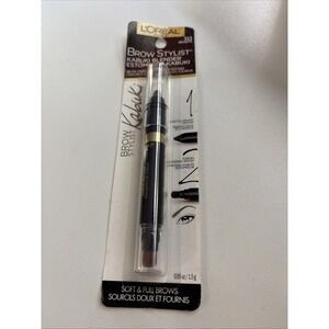L'Oréal Brow Stylist Kabuki Blender Brow Crayon and Blender 313‎ Brunette 1.5g